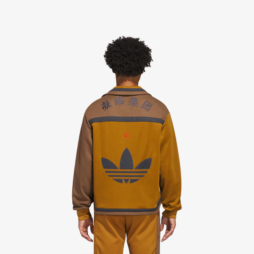  adidas Clot Warmup Jacket Brown by Edison Chen