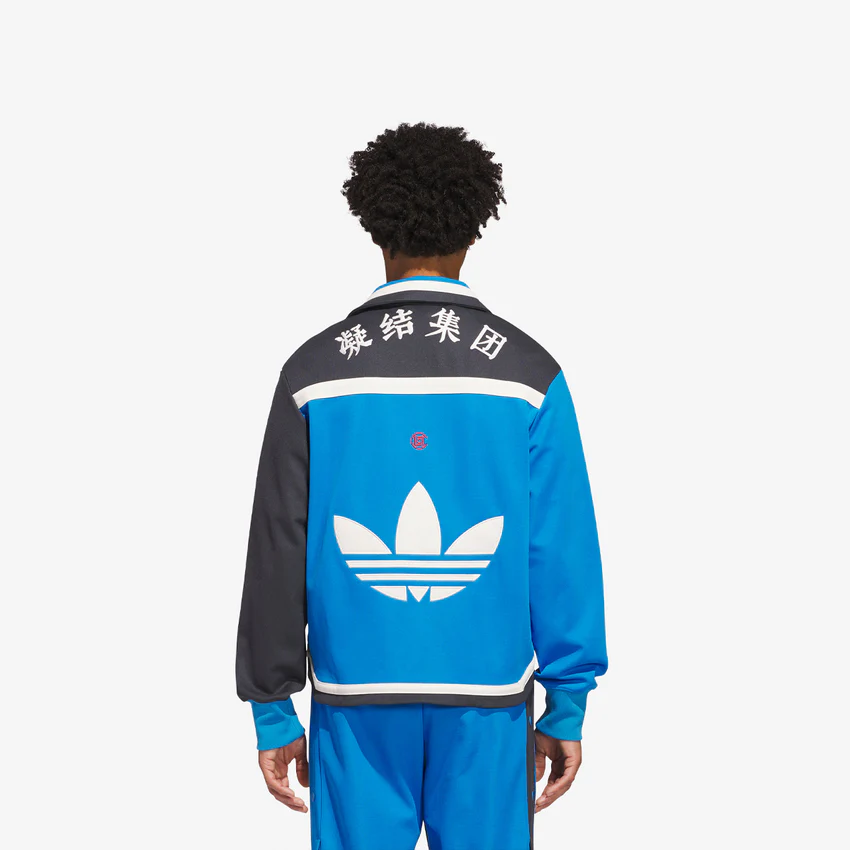  adidas Clot Warmup Jacket Bright Blue by Edison Chen